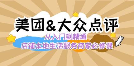 美团+大众点评 从入门到精通：店铺本地生活 流量提升 店铺运营