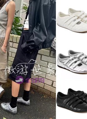 已定 Deinet 新款韩国小众休闲魔术贴平底圆头芭蕾鞋玛丽珍单鞋