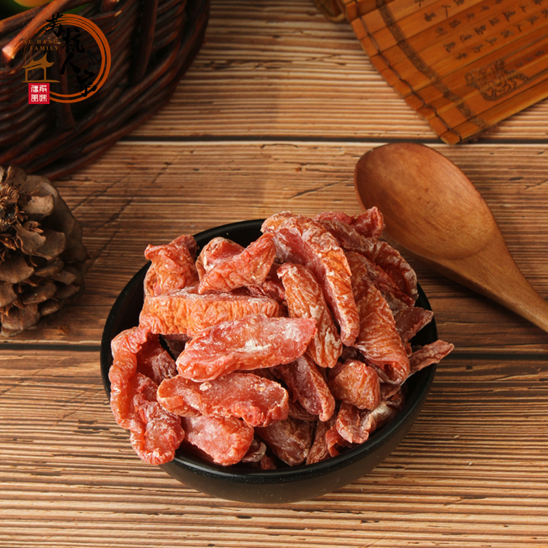 传统玫瑰梅条干 玫瑰水蜜桃肉 话梅条广式甜味蜜饯果脯零食