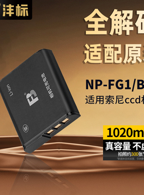 沣标FG1电池NP-BG1适用索尼T100 T20 H3 H7 H9 H20 H50 H70 DSC-HX5C HX7 HX30 HX9 HX10 WX1 WX10相机充电器