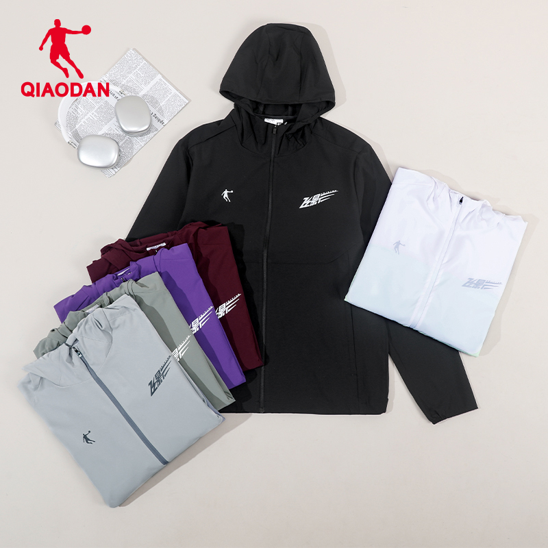 乔丹男款外衣官方正品2025秋冬季新款户外运动休闲防风风衣外套男