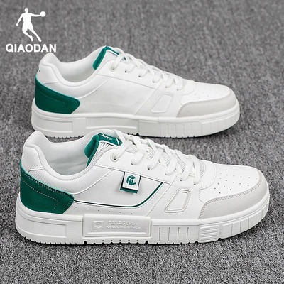 乔丹绿尾小白鞋板鞋休闲鞋子