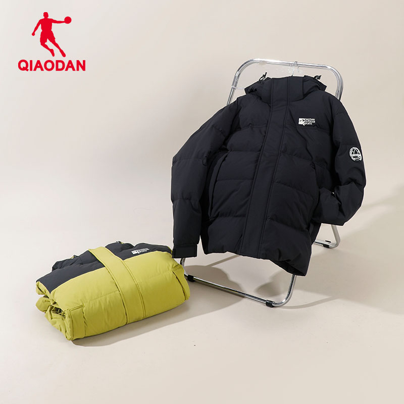 乔丹运动鸭绒羽绒服男女同款正品