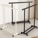 简易挂衣架落地家用室内阳台晾衣架晒衣杆卧室宿舍省空间衣帽架子