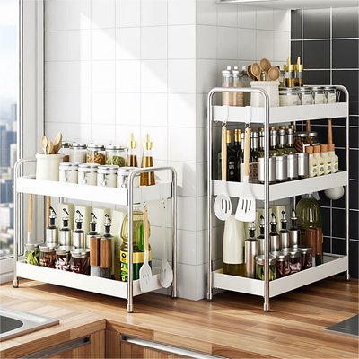 不锈钢调味料多功能厨房置物架子