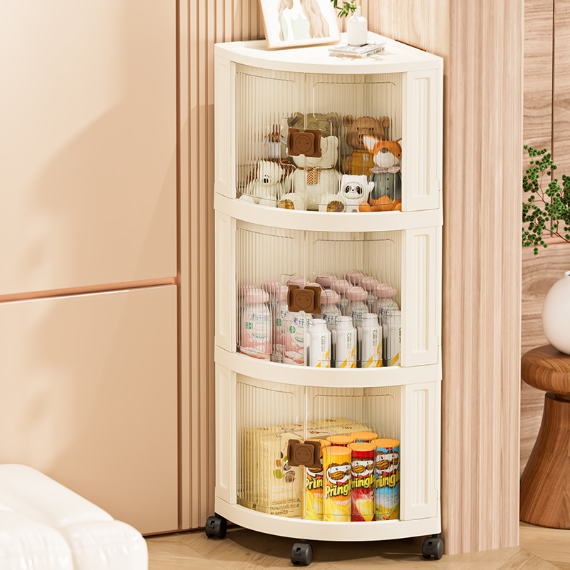 折叠三角柜厨房浴室转角收纳柜子