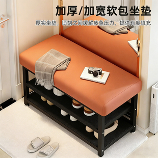 换鞋凳门口家用可坐可收纳鞋架室内一体轻奢高级感鞋柜小型鞋凳子