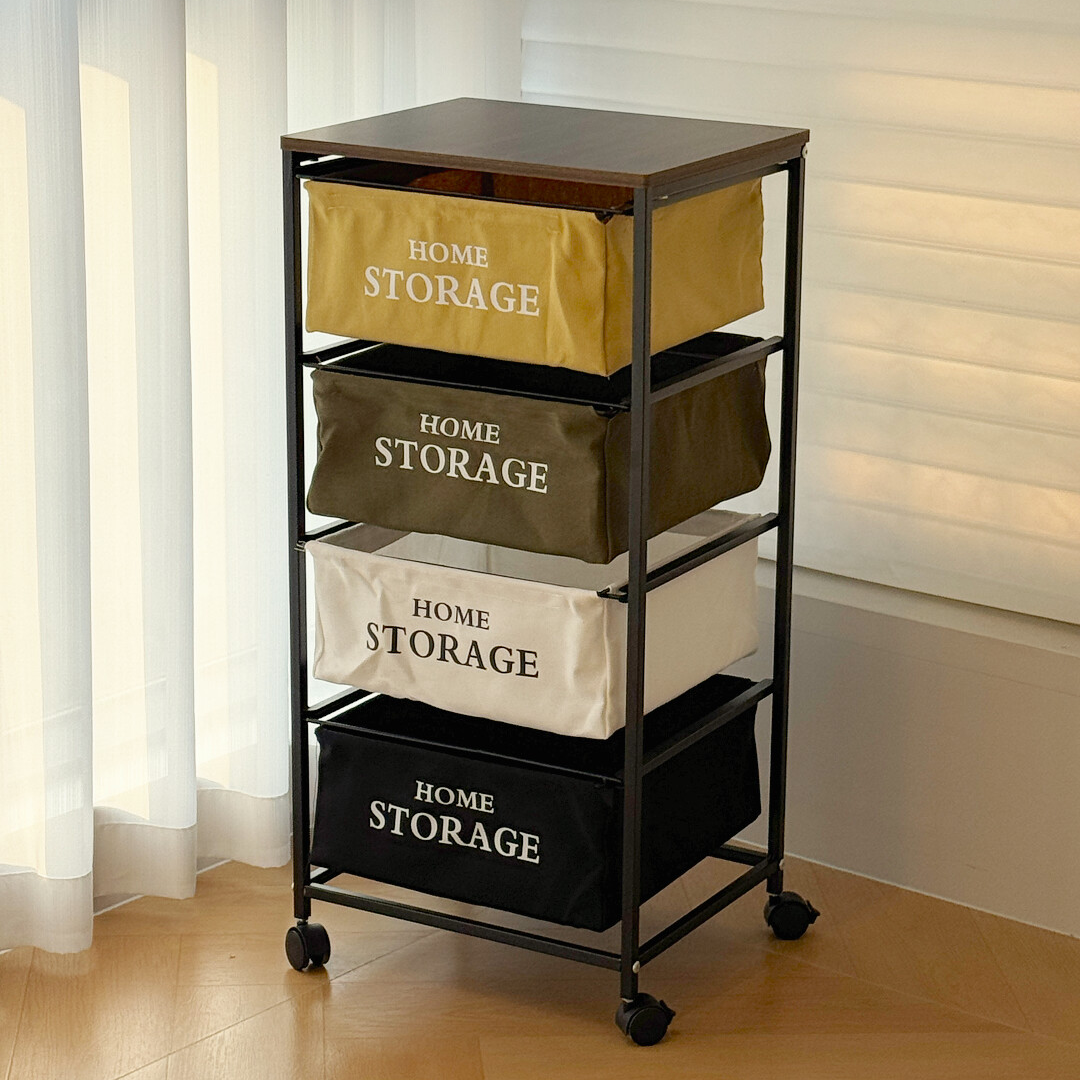 抽屉式收纳柜家用客厅零食小推车桌下多层落地移动工业风储置物架,收纳整理,收纳柜,淘宝优惠券,粉丝福利购,淘宝优惠卷