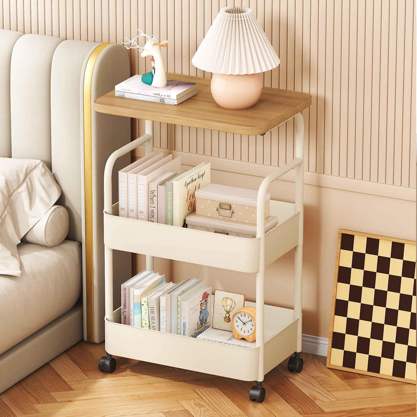 【多种配色收纳时尚】小推车