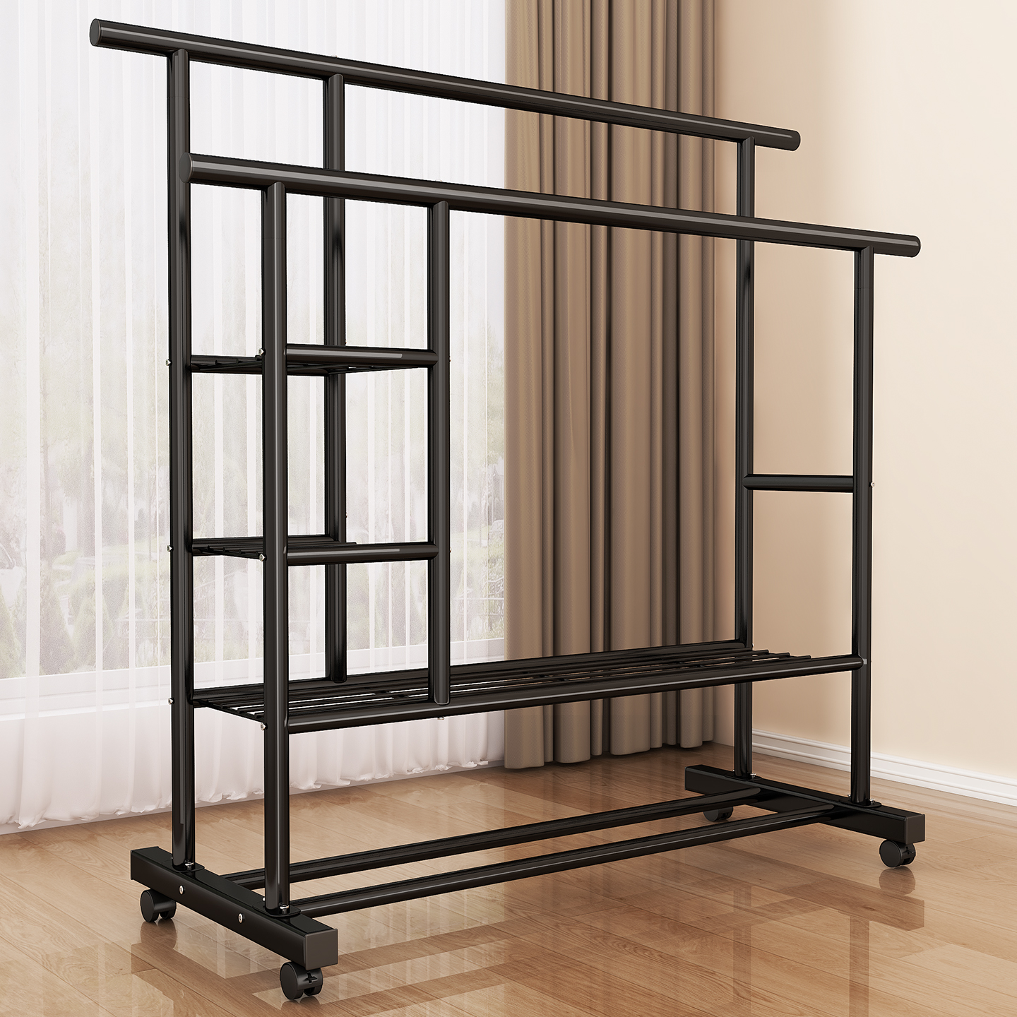 【国家补贴热销】晾衣架卧室落地