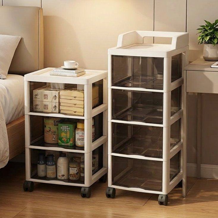 小推车置物架零食收纳架子落地可移动抽屉式收纳柜箱储物柜子分层,收纳整理,整理架/置物架/收纳架,淘宝优惠券,粉丝福利购,淘宝优惠卷
