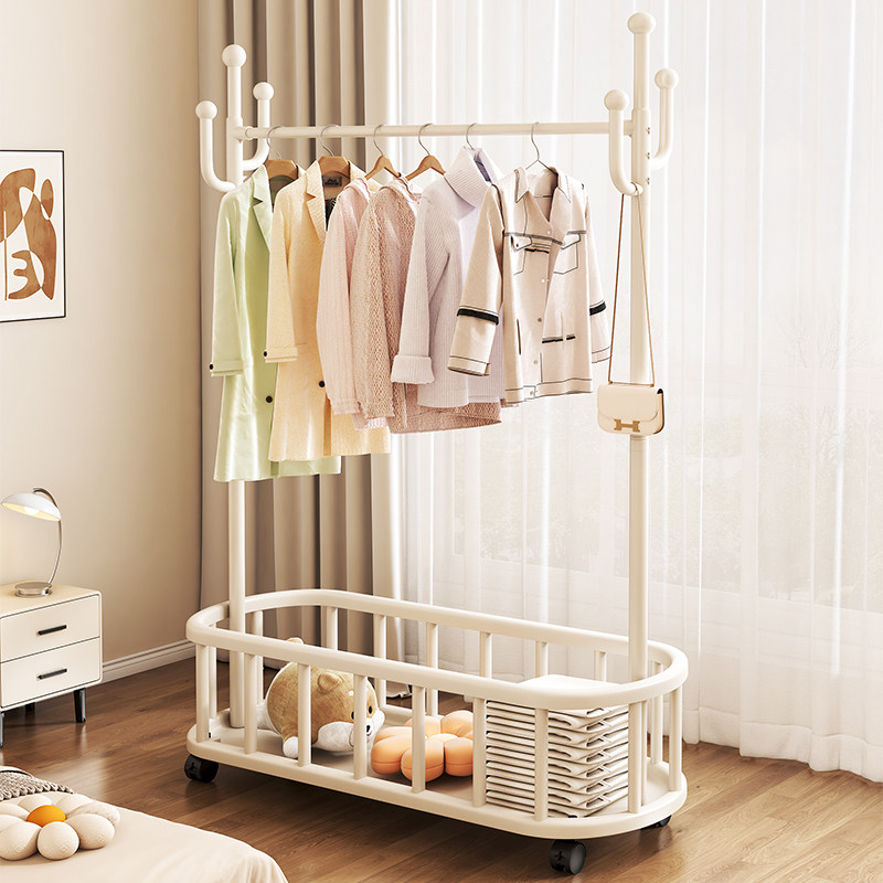 简易移动衣帽架落地晾衣架卧室家用挂衣架室内多功能阳台晒衣架子,收纳整理,置地/升降晾晒衣架,淘宝优惠券,粉丝福利购,淘宝优惠卷