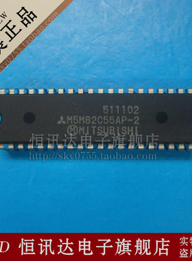 M5M82C55AP-2 MITSUBIS/DIP-40 全新原装 质量保证
