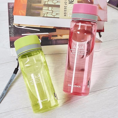 乐扣塑料水杯便携运动水壶