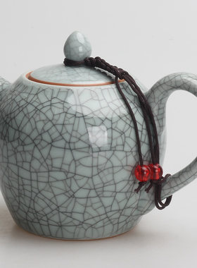 亏本冲量传世哥窑泡茶壶开片可养功夫茶具单个高档家用茶壶不烫手