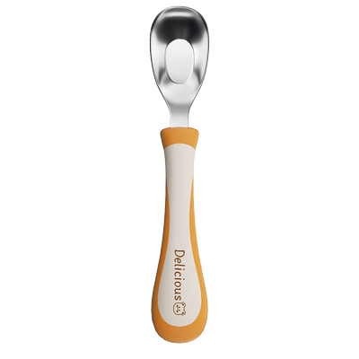 316L不锈钢元宝勺宝宝学吃饭