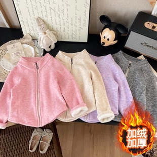 秋冬考拉绒无骨外套女童加厚羊毛蚕丝保暖神器 新款 亲子暖暖衣