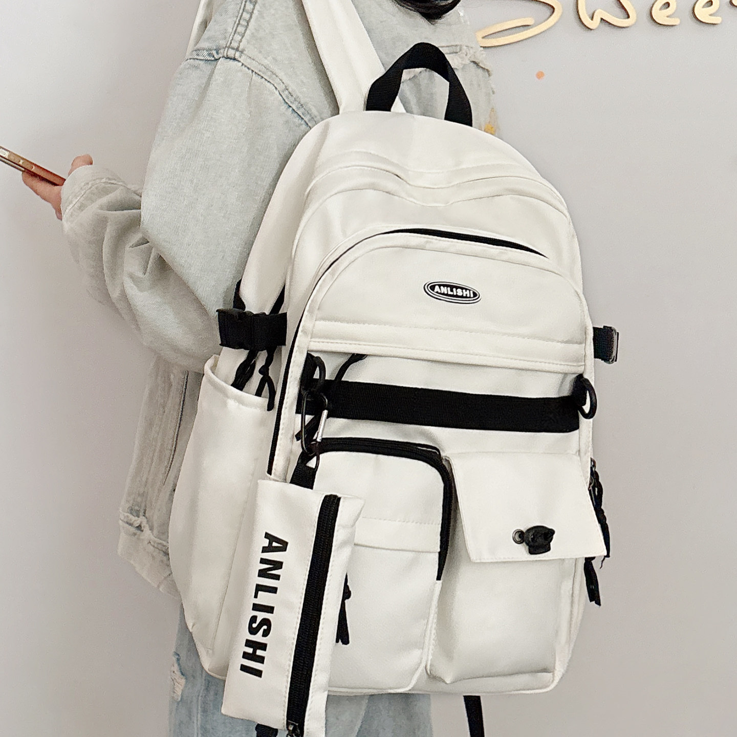 书包女初中生大容量双肩包高中生大学生男生电脑旅行背包2026新款,箱包皮具/热销女包/男包,双肩背包,淘宝优惠券,粉丝福利购,淘宝优惠卷