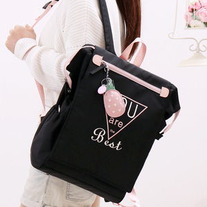 韩版原宿ulzzan简约双肩包