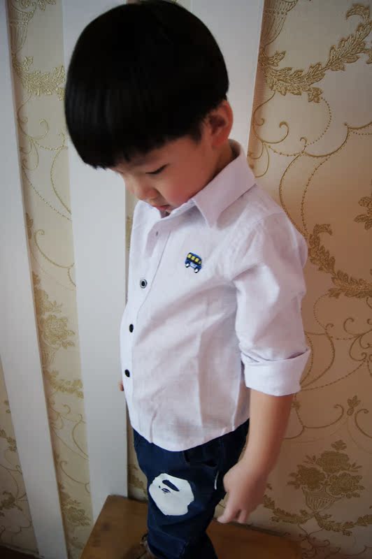 Chemise enfant à manche longue - Ref 2083177 Image 3
