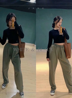 NF宁方拉丁舞服男女同款春秋亲肤百搭阔脚亲肤高品质长裤订做#229