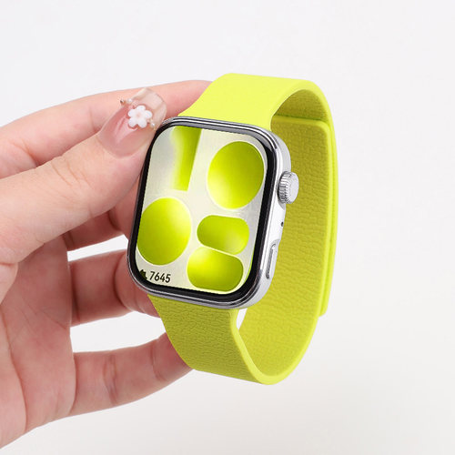 适用于华为fit5表带WATCHFIT4新款荔枝纹5pro硅胶磁吸腕带智能运动手表fit3时尚高级感夏季男女同款替换配件
