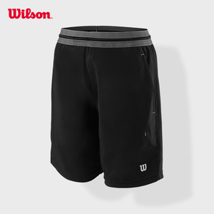 Wilson威尔胜儿童专业网球服男童吸湿排汗透气官方运动半身五分裤