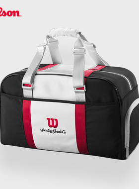 Wilson威尔胜官方COURAGE系列网球包双肩包红白黑撞色网球包
