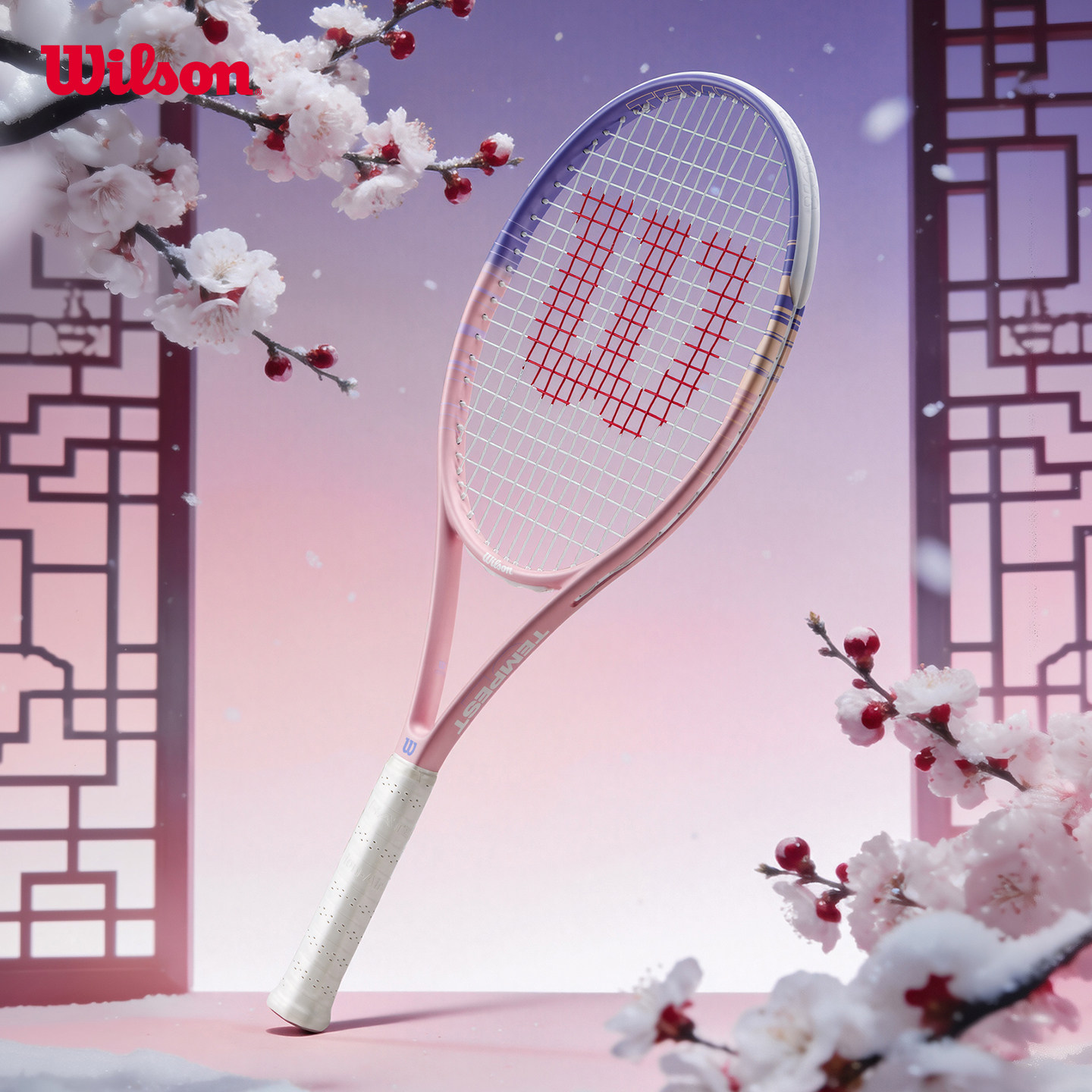 Wilson威尔胜官方粉紫渐变成人全碳素进阶单人训练网球拍,运动/瑜伽/健身/球迷用品,网球拍,淘宝优惠券,粉丝福利购,淘宝优惠卷