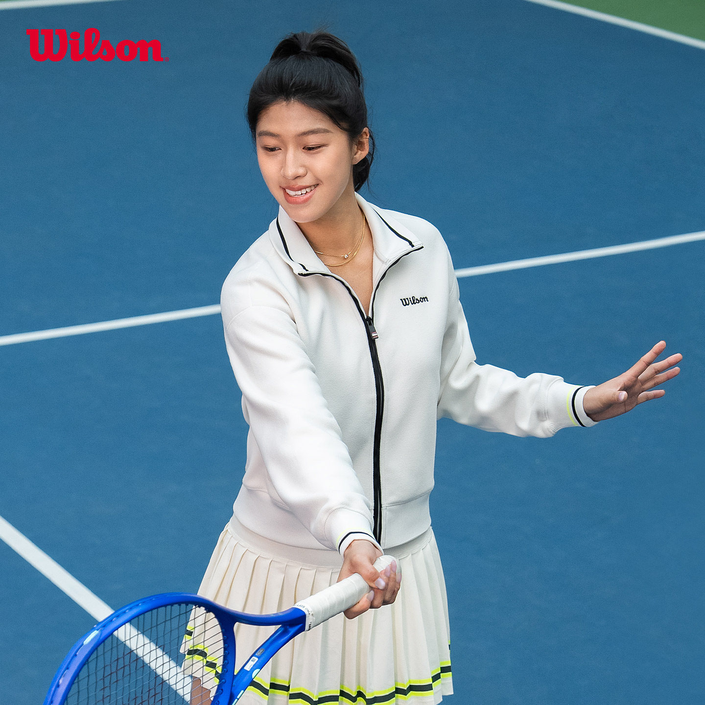 Wilson威尔胜官方冬季女士保暖READY FLEECE双面绒针织长袖外套,运动服/休闲服装,运动棉衣,淘宝优惠券,粉丝福利购,淘宝优惠卷