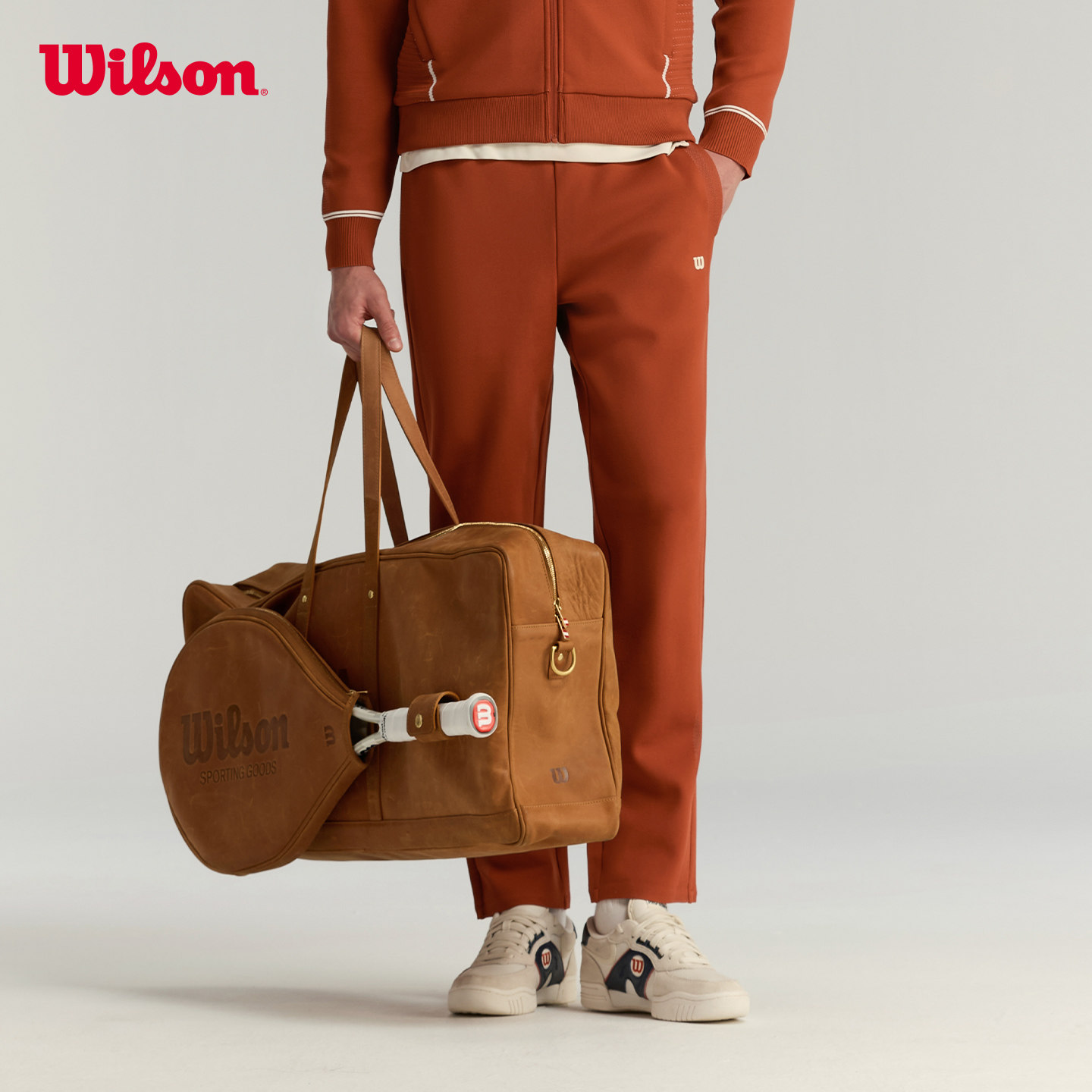 Wilson威尔胜官方春季男士网球运动飞织工艺腰部抽绳简约针织长裤,运动服/休闲服装,运动长裤,淘宝优惠券,粉丝福利购,淘宝优惠卷