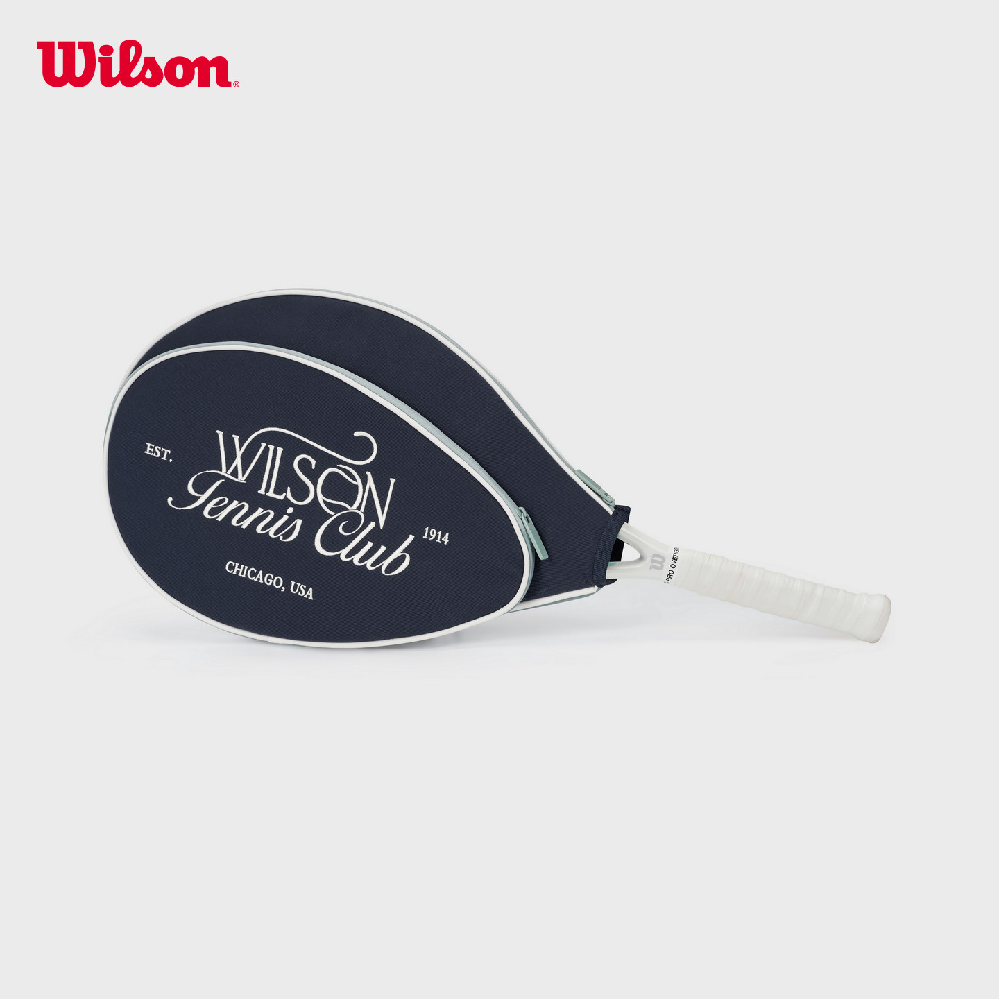 Wilson威尔胜26年新款中性刺绣LOGO百搭时尚运动挎包专业网球拍套