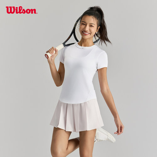 Wilson女士网球运动短袖T