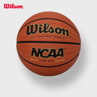 Wilson威尔胜NCAA系列室内外通用棕色训练标准7号PU篮球