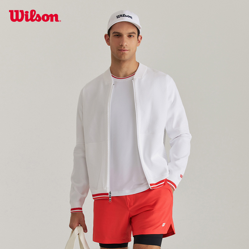 Wilson威尔胜编织开衫舒适透气