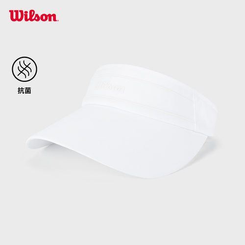 Wilson威尔胜官方26年新款男女通用宽檐吸汗透气运动网球空顶帽子