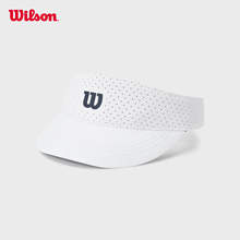 Wilson威尔胜官方25年夏季新款男女网球弹力透气运动百搭空顶帽子