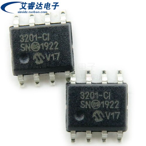 全新原装 MCP3201T-CI/SN 3201-CI 贴片 SOP8 MCU单片机 IC