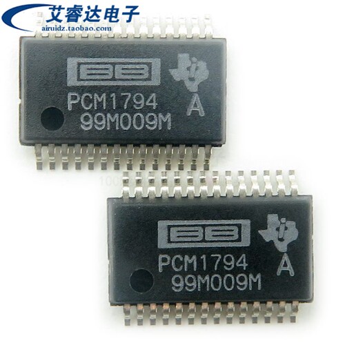 全新原装 PCM1794ADBR  丝印PCM1794  封装SSOP28  音频解码芯片