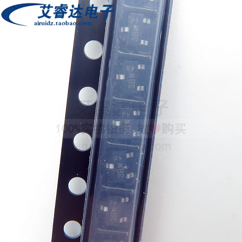 全新原装BC856B,215 丝印3BW SOT-23 -65V/-100mA 贴片三极管20个