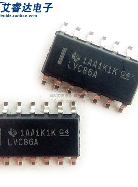 全新原装 SN74LVC86ADR 丝印LVC86A SOP14 四2输入异或门 逻辑IC