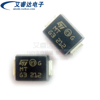 全新原装 SM6T33CA 丝印MT SMB(DO-214AA) 静电和浪涌保护二极管