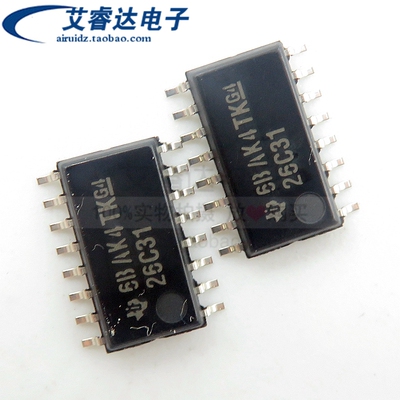 全新原装 AM26C31CNSR 丝印26C31 贴片SOP16 5.2MM中体 接口芯片
