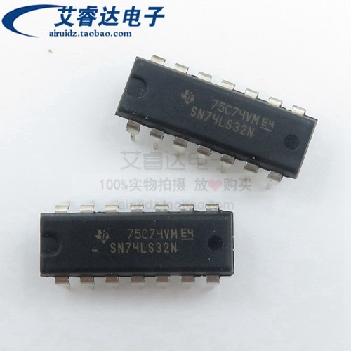 全新原装 SN74LS32N 74LS32 2输入端四或门芯片 直插 DIP14