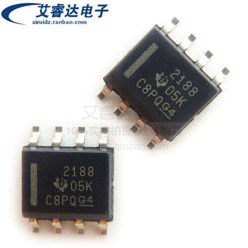 原装 OPA2188AIDR OPA2188AID SOP8 丝印2188 精密运放放大器芯片