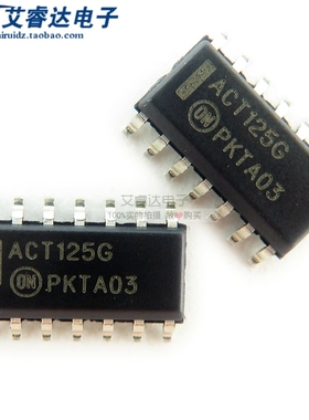 全新原装 MC74ACT125DR2G ACT125G 贴片 SOP14 缓冲器芯片