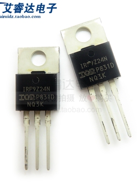 原装正品 IRF9Z24NPBF F9Z24N  直插TO-220 P沟道-55V/-12AMOSFET