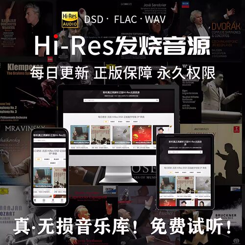 高解析无损音源发烧友推荐！