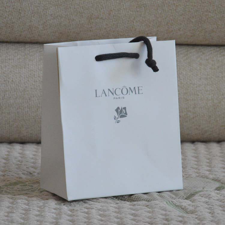 兰蔻专柜袋 手提袋 礼品袋 化妆品袋 香水袋 小号纸袋正品20*15*9