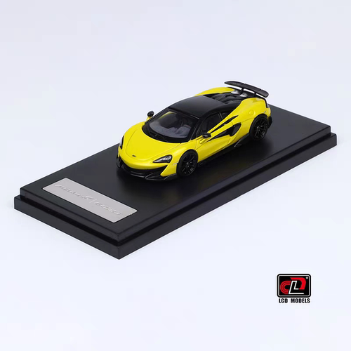 LCD 1/64 迈凯伦600LT 黄色 合金封闭模型